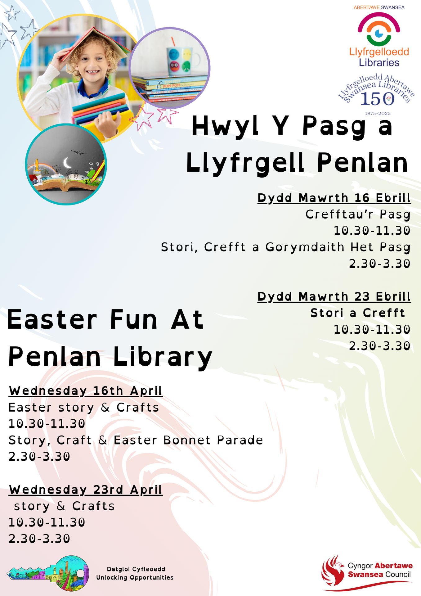 Swansea - Here’s what’s on at your local library this Easter… Can’t see ...