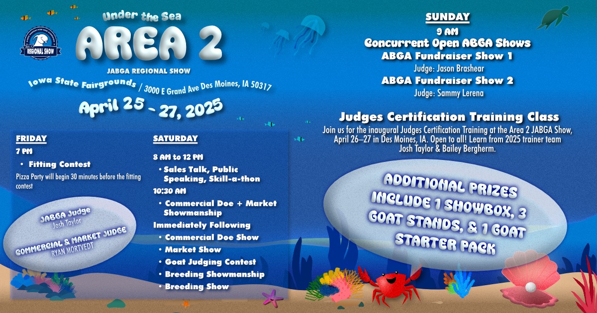 American - Entries for the Area 2 Regional Show are STILL OPEN on ...