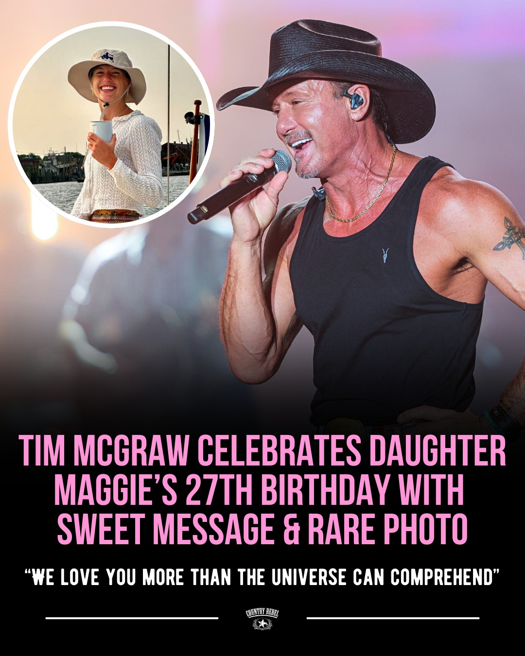Country Rebel - On Tuesday, August 12, Tim McGraw shared a... | Facebook