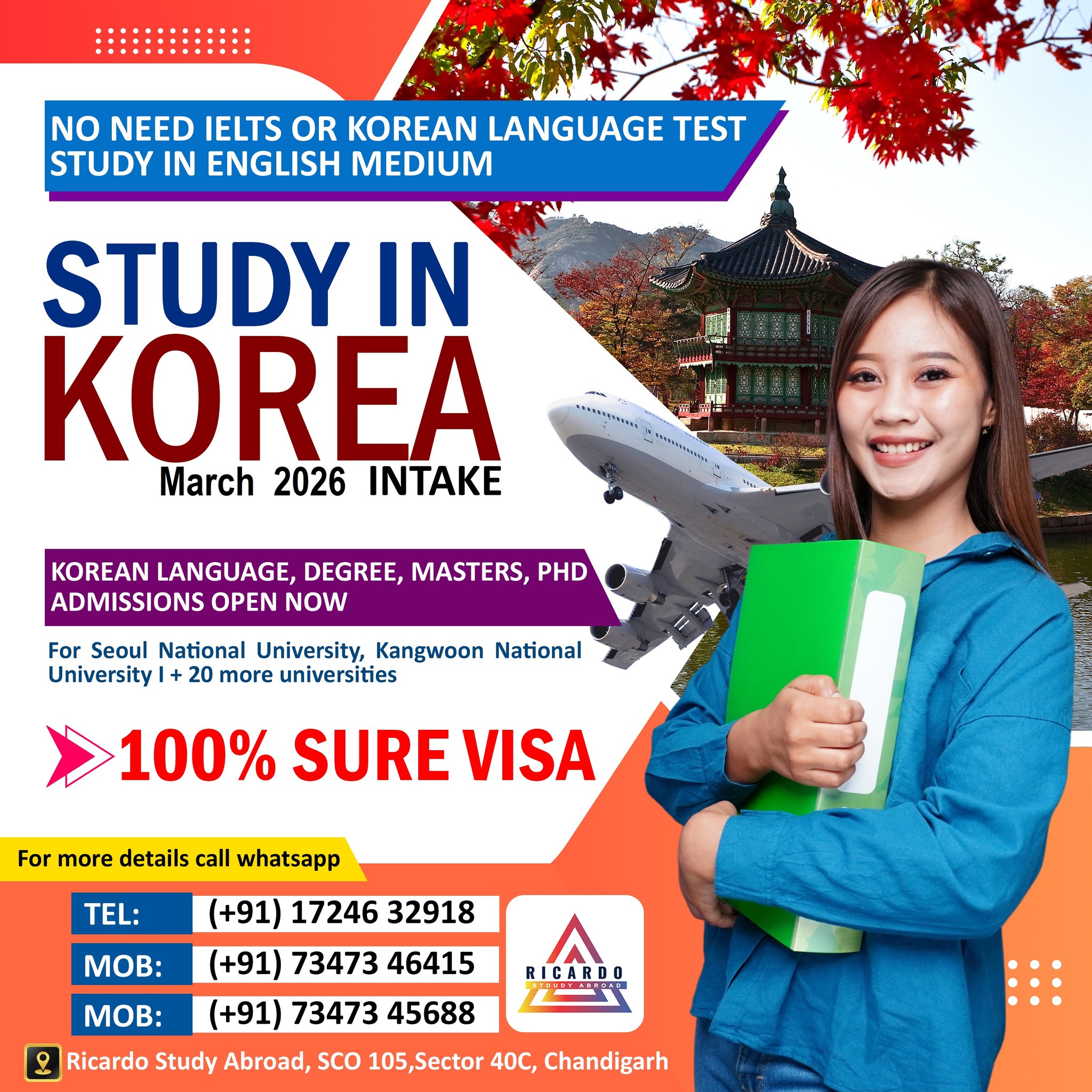 Singapore - 🇰🇷STUDY IN KOREA - MARCH 2026 INTAKE No higher +2 % Average ...