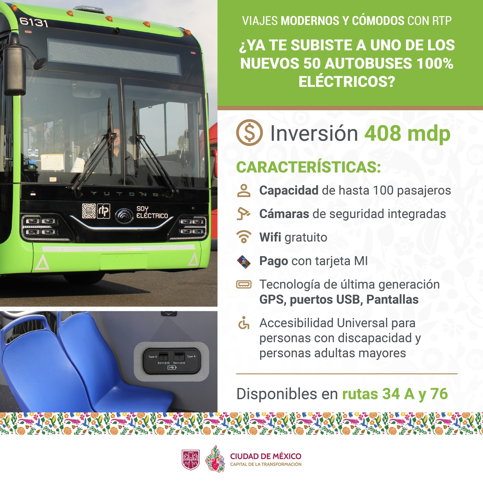 RTP - Red de Transporte de Pasajeros de la Ciudad de México | Mexico City