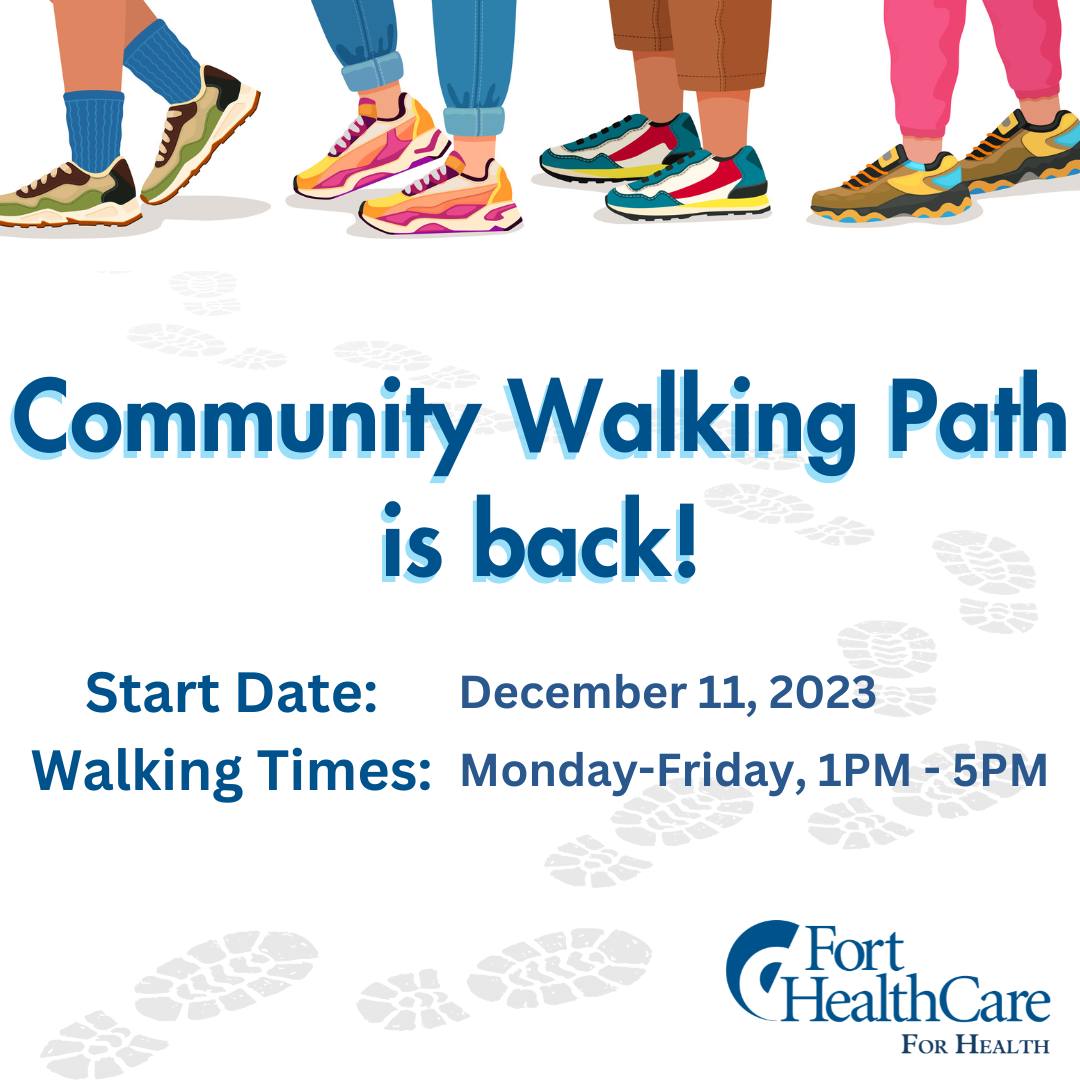 Fort HealthCare - Our Community Walking Path program is... | Facebook