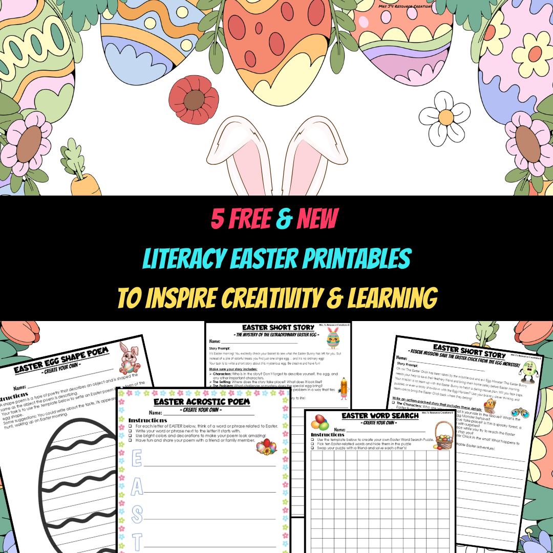🌸🐰 Hop Into Easter Fun with... - Mrs J's Resource Creations | Facebook