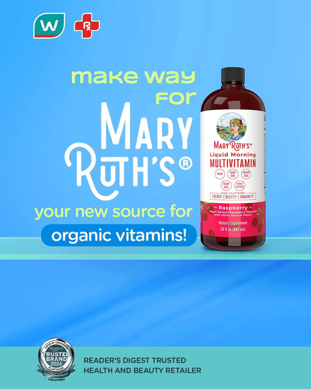 Watsons - Reasons to try Mary Ruth’s: Vegan Gluten-Free... | Facebook