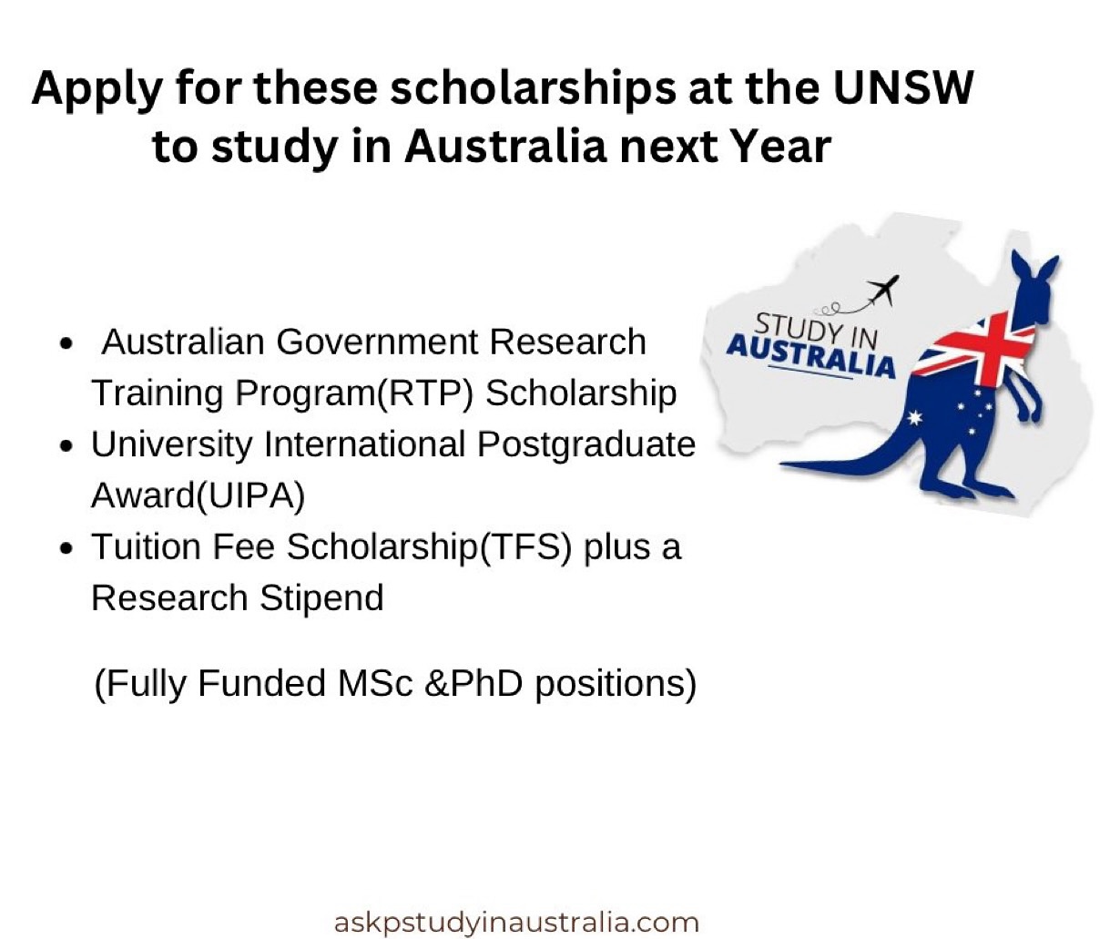 Askpstudyinaustralia - Dear hopefuls, apply for the UNSW International ...
