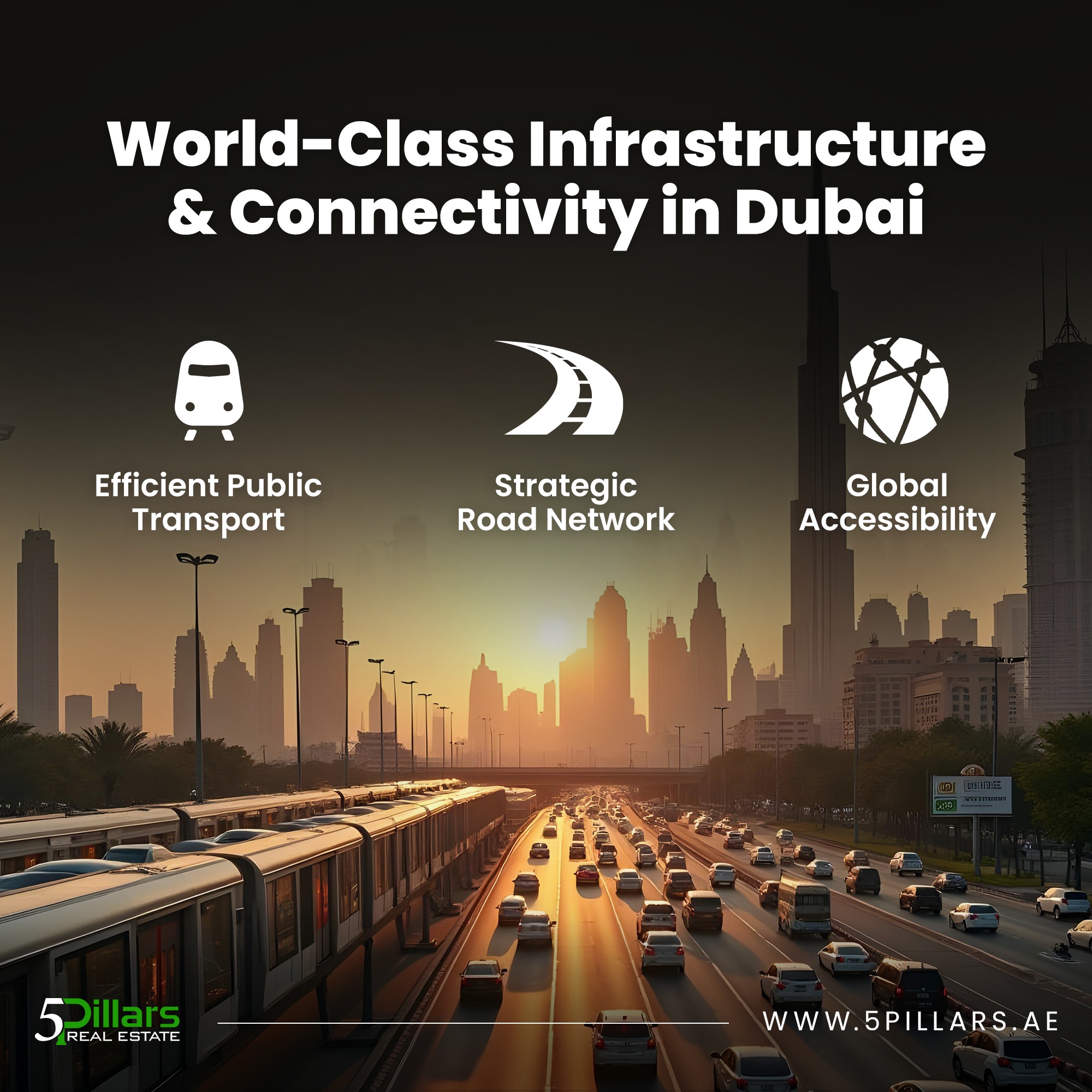 5 Pillars - Dubai’s world-class infrastructure and seamless ...