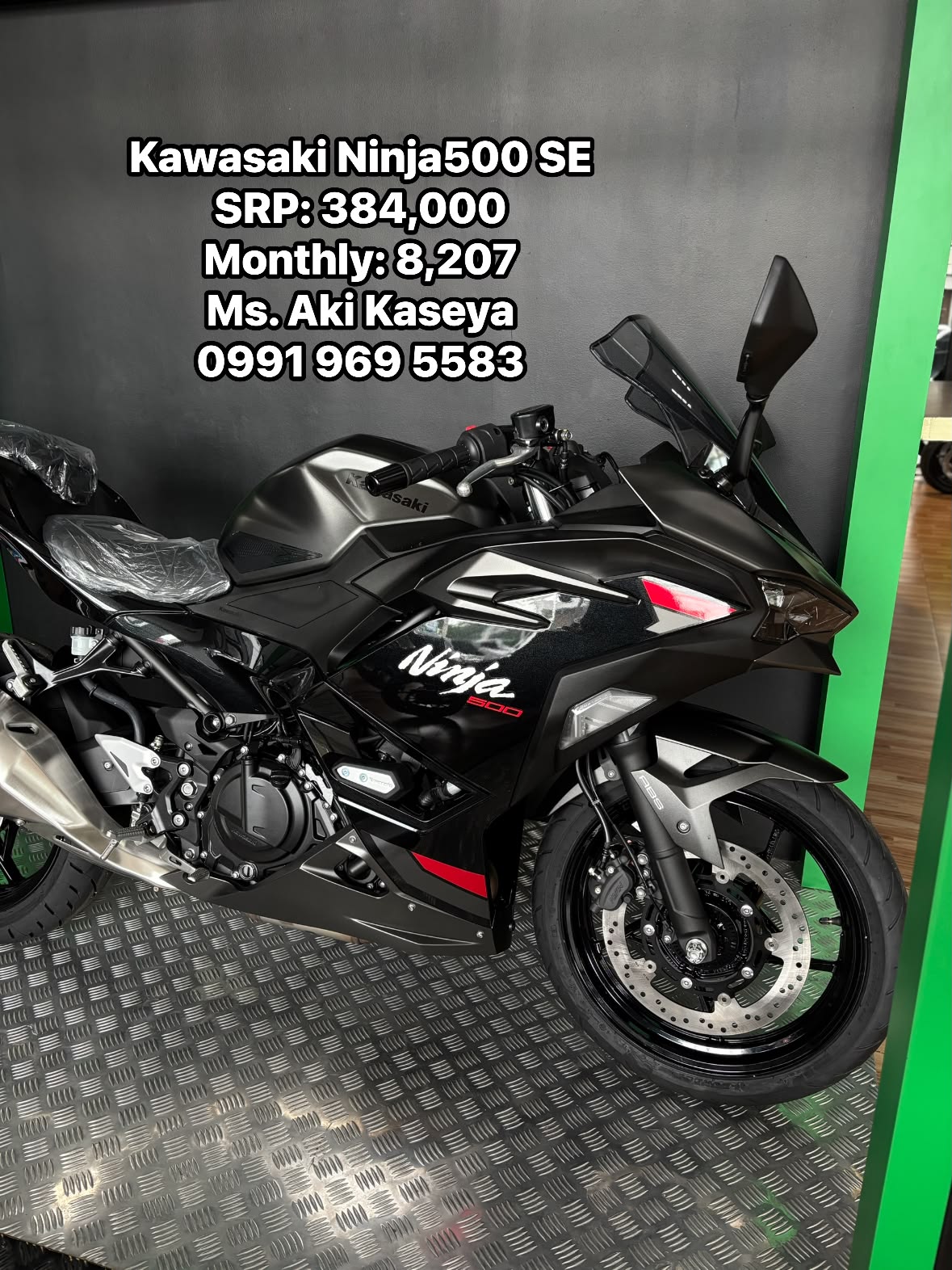 Kawasaki Ninja 500 SE price and monthly payment