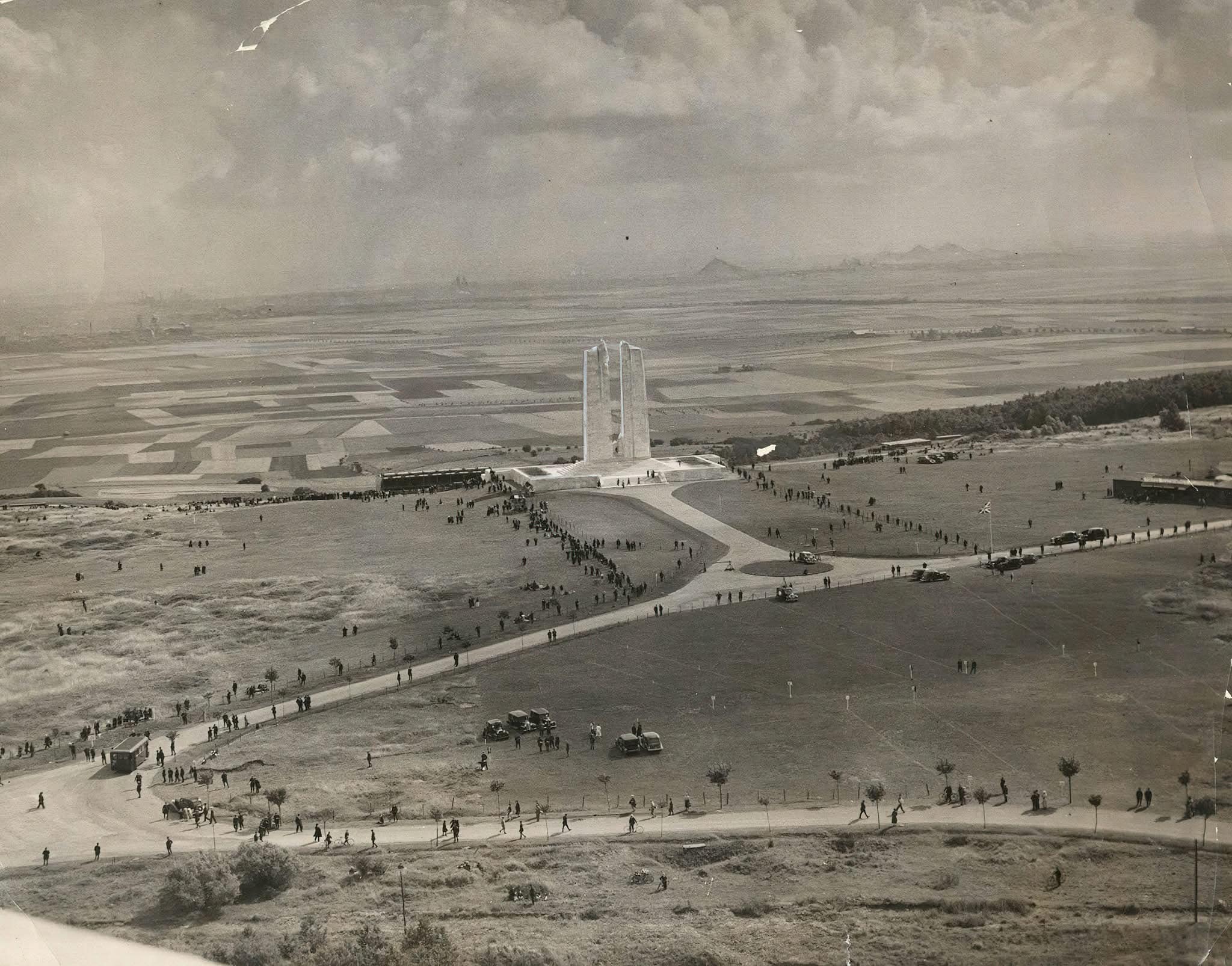 Old Canada Series - The opening of the Vimy Ridge Memorial in France in ...