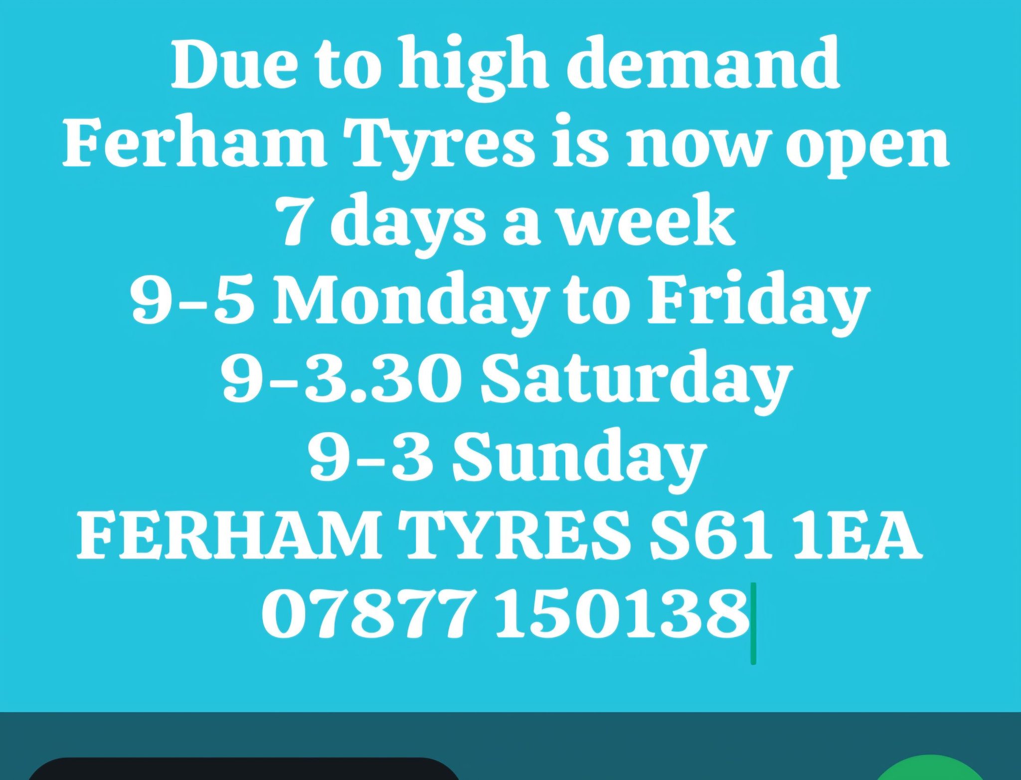 Ferham Tyres | Rotherham