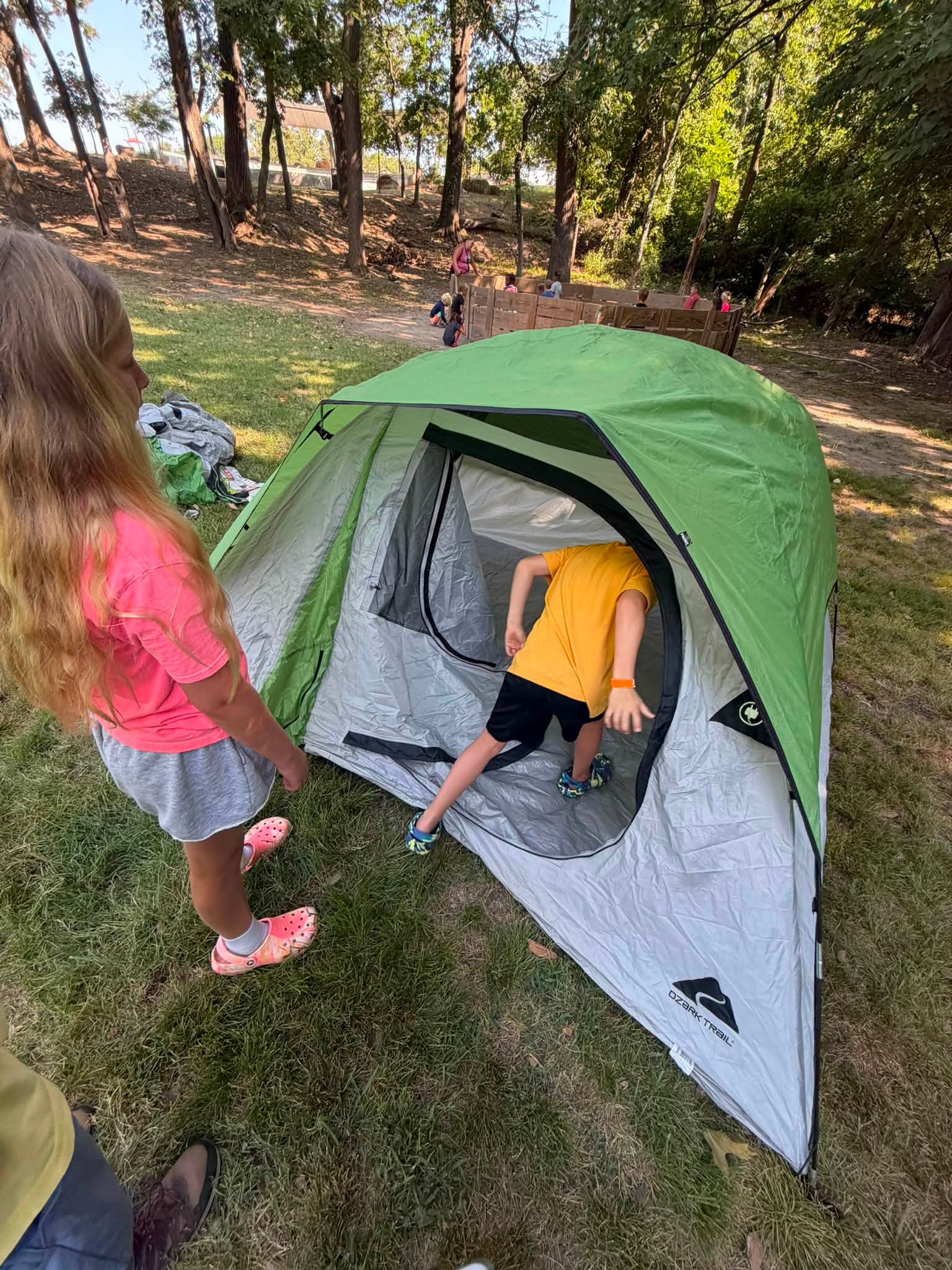 outdoorer tent Kodiak Canvas Swag 1-Person Canvas e*thirteen Helix Plus - Color:Honey Brown one person can easily Colour:Green