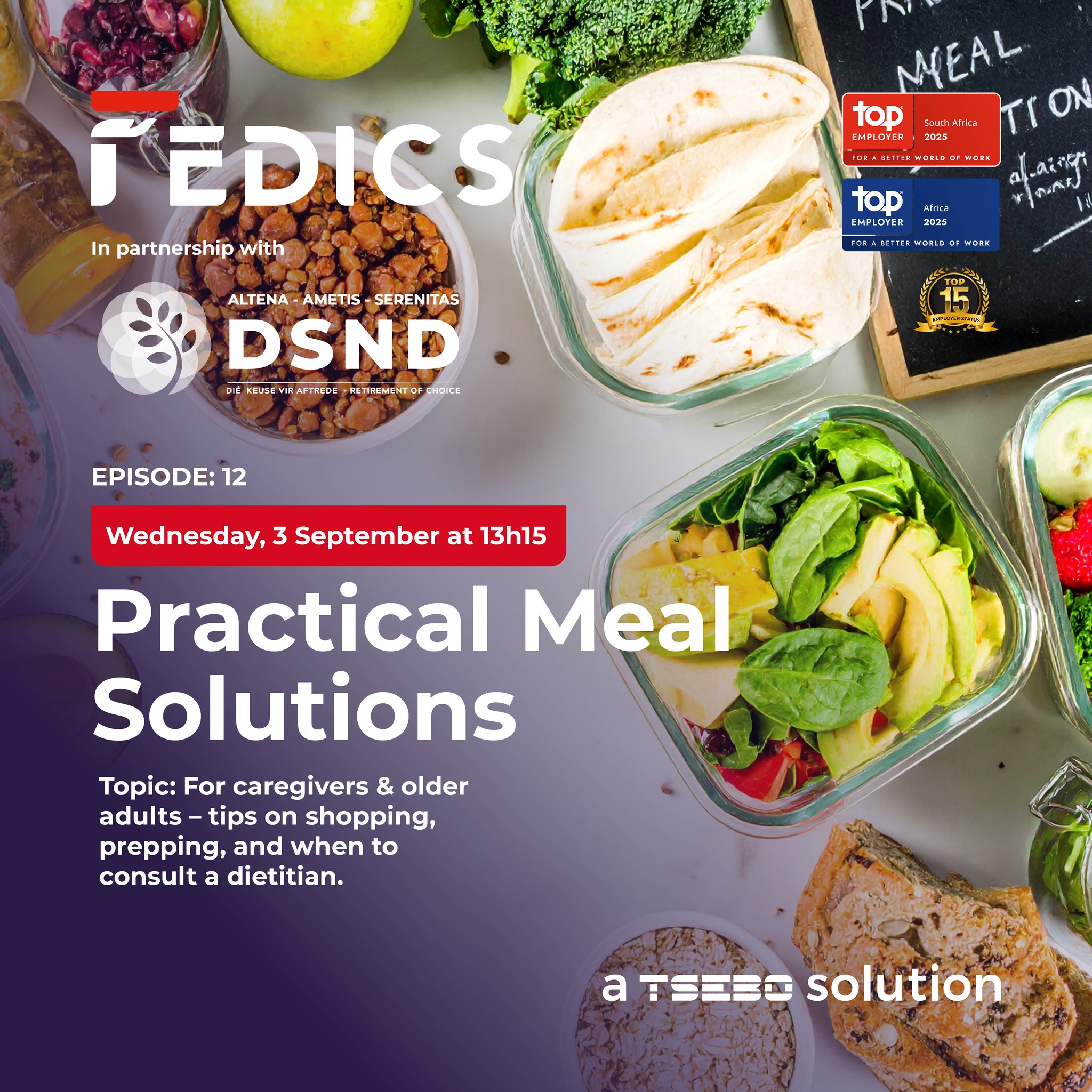 Tsebo - Caring for an elderly loved one or just want to eat smarter as ...