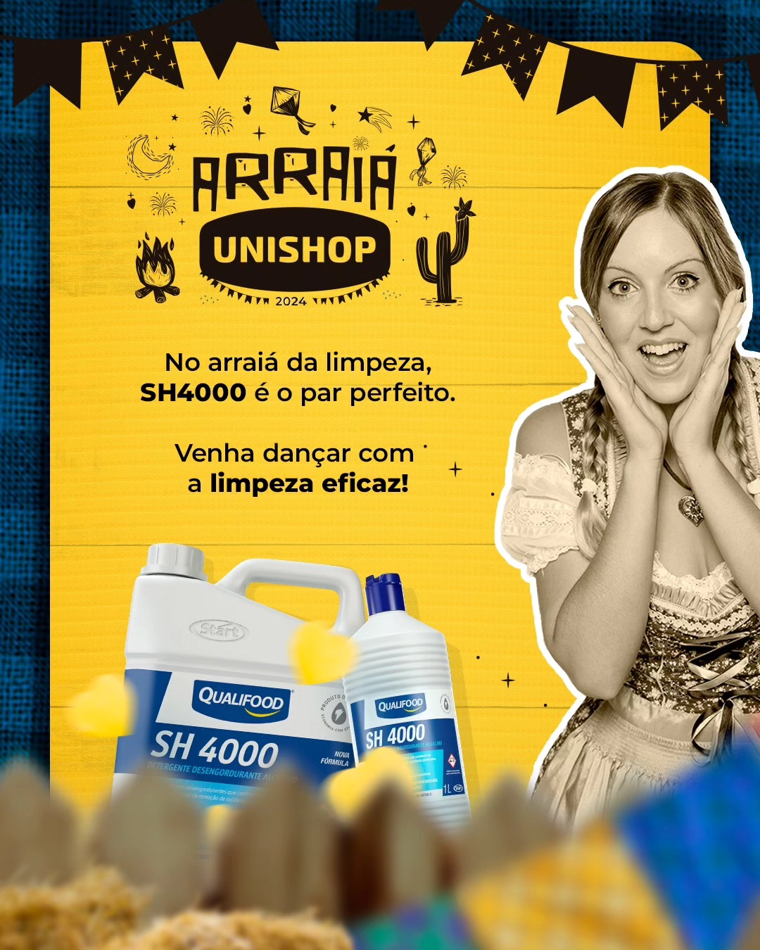 🌟🍽️ Na festa junina da limpeza, o... - Unishop da Limpeza | Facebook