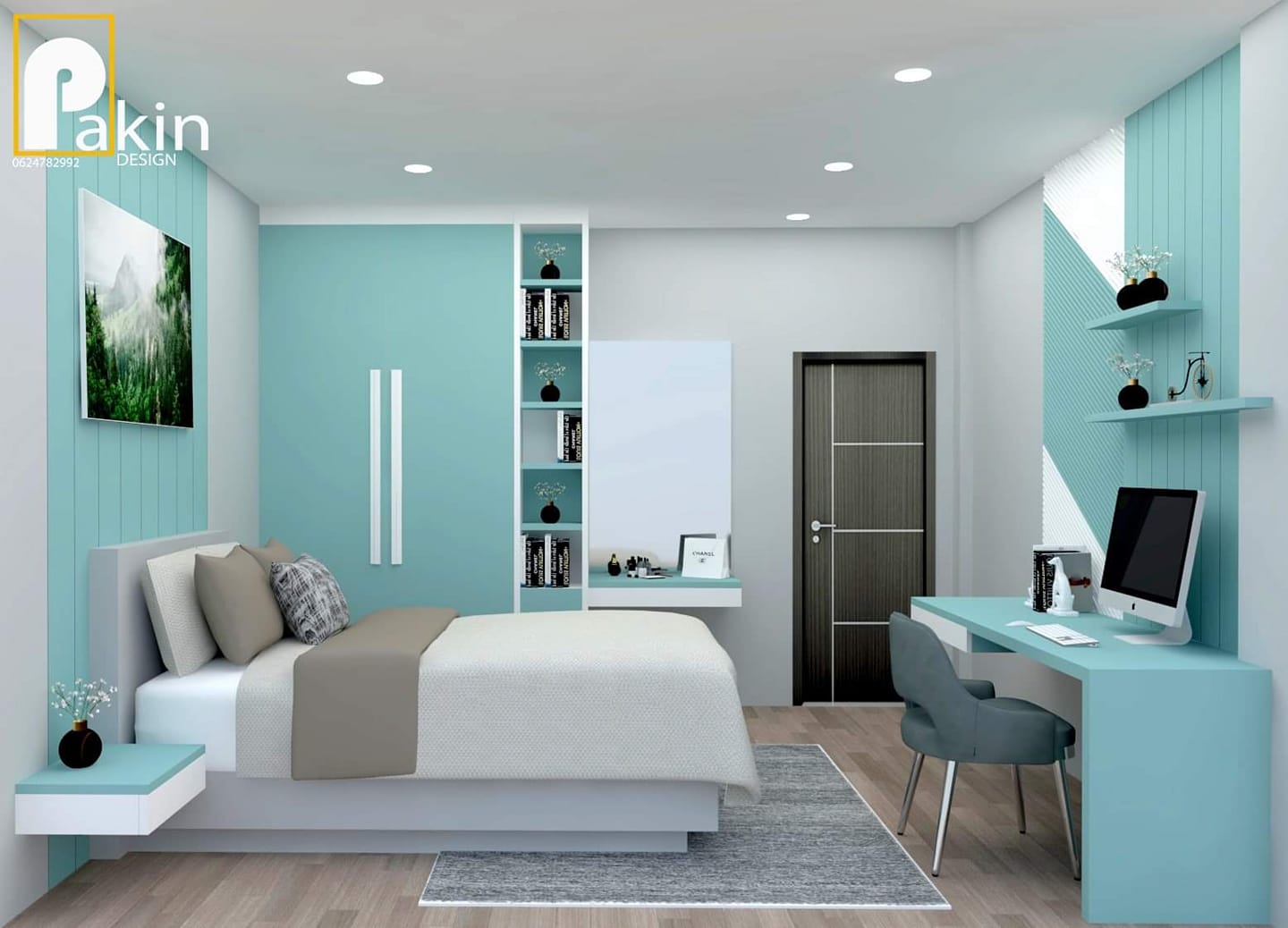 🌟ผลงานออกแบบภายในบ้าน 1... - Pakin design รับออกแบบ 3D