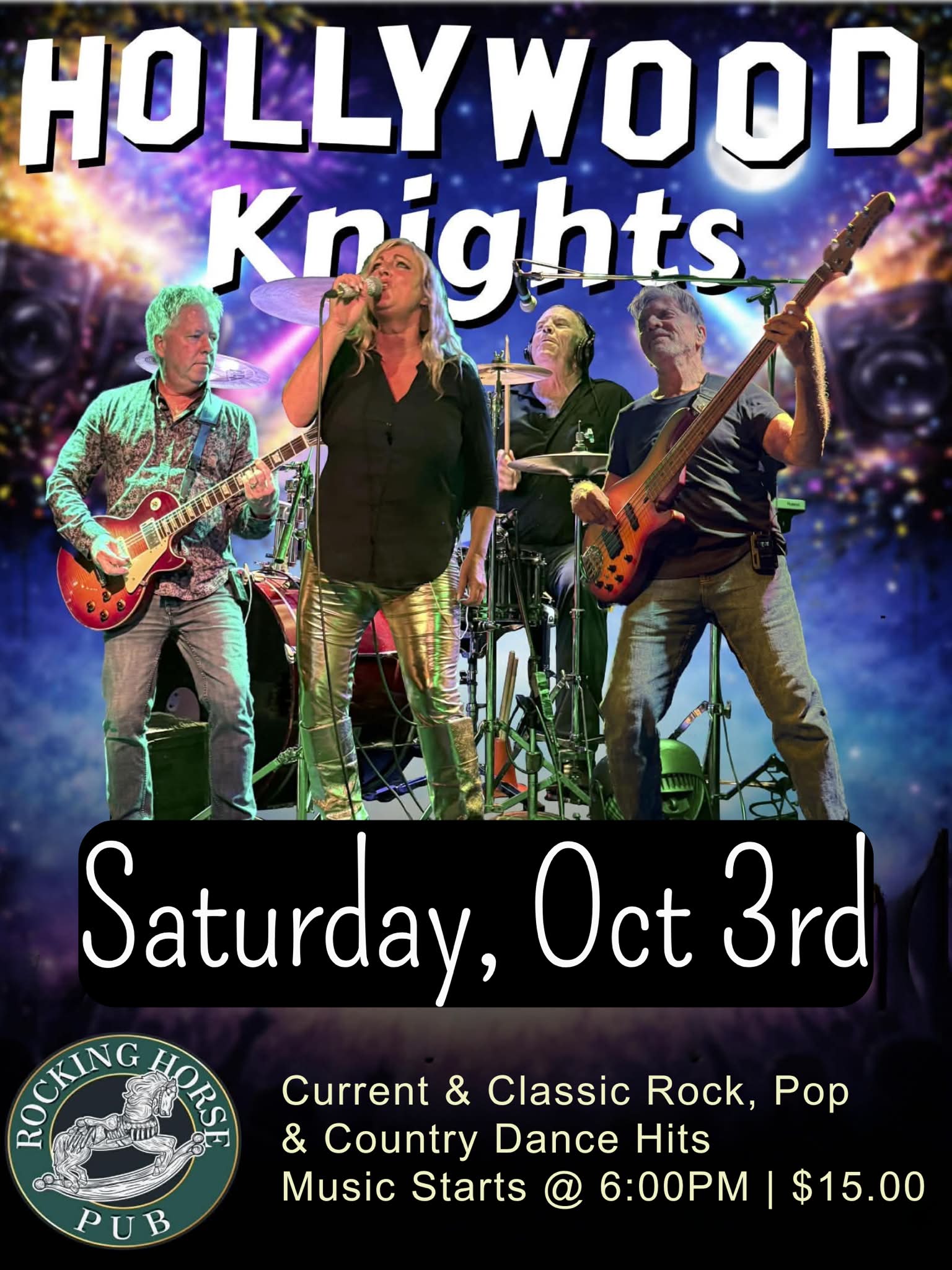 リー（感謝）/3 Hollywood Knights live at Rocking Horse Pub in Nanoose Bay