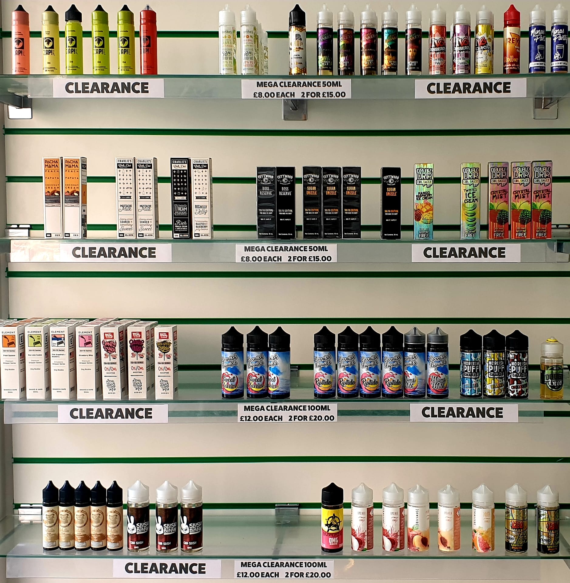 clearance vape juice :) Any 3 for $10 :) :) :) Delta-9 Inhalables Select Flavour & Nicotine Strength from This Dropdown Menu:Discontinued - Apple Blackcurrent 20MG/ML Holiday | Float |