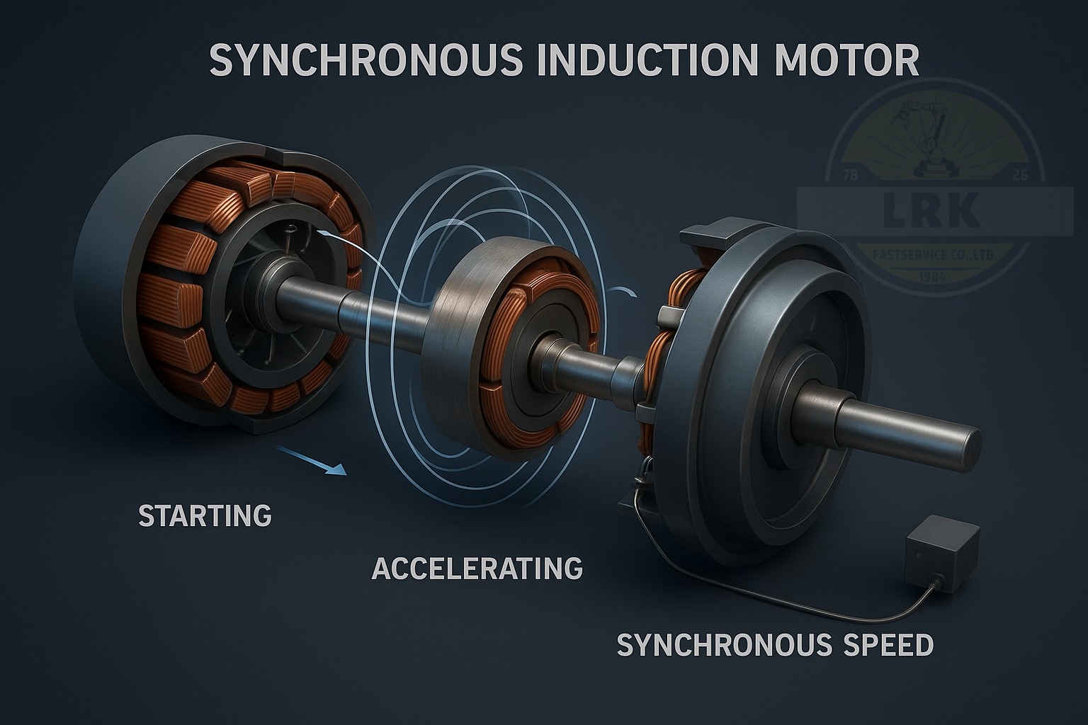 แอลอาร์เค - 🌀 #มอเตอร์อินดักชั่นซิงโครนัส (Synchronous Induction Motor ...