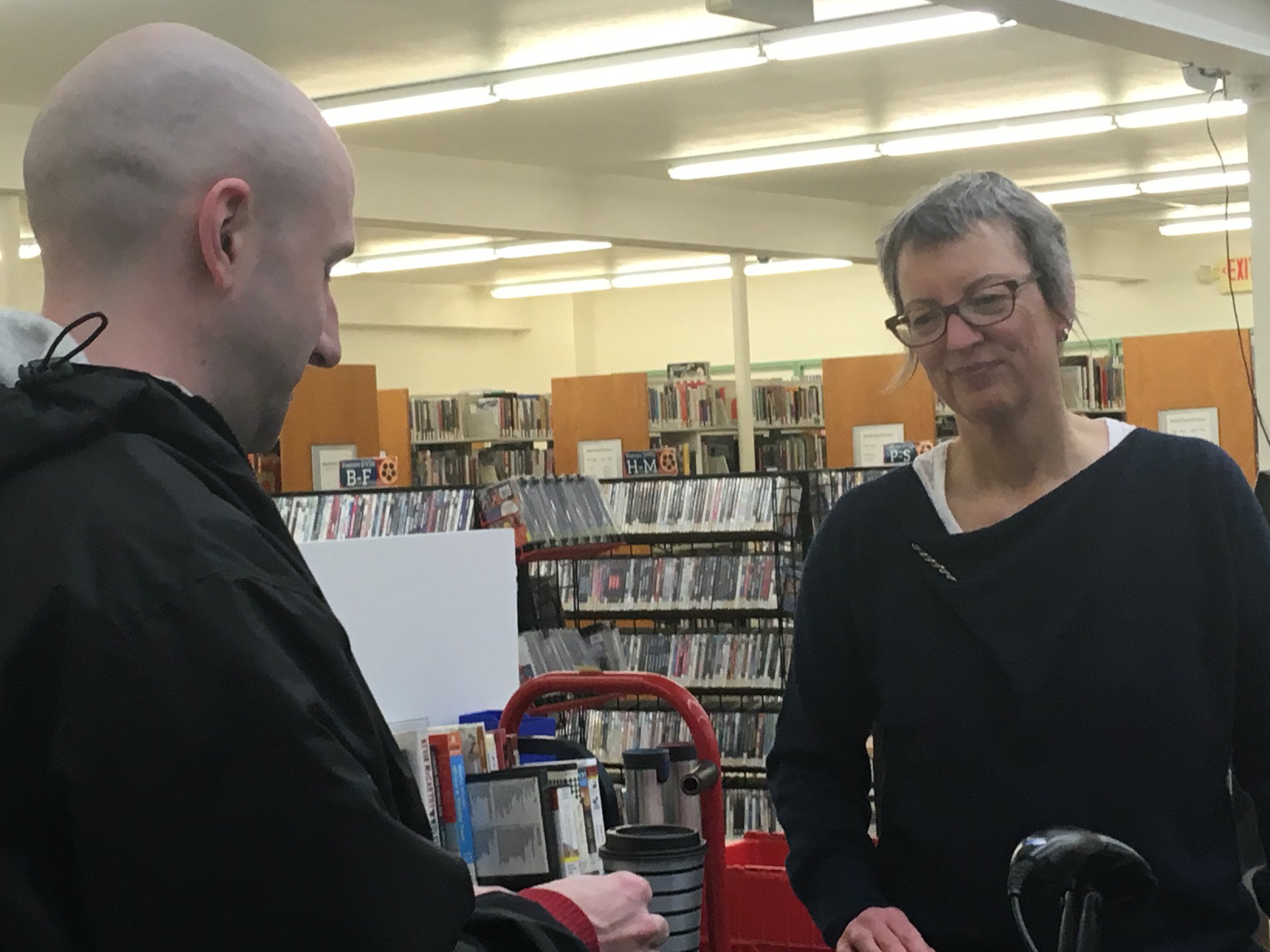 Beyond the Page - The interim Pinney Library opens today....