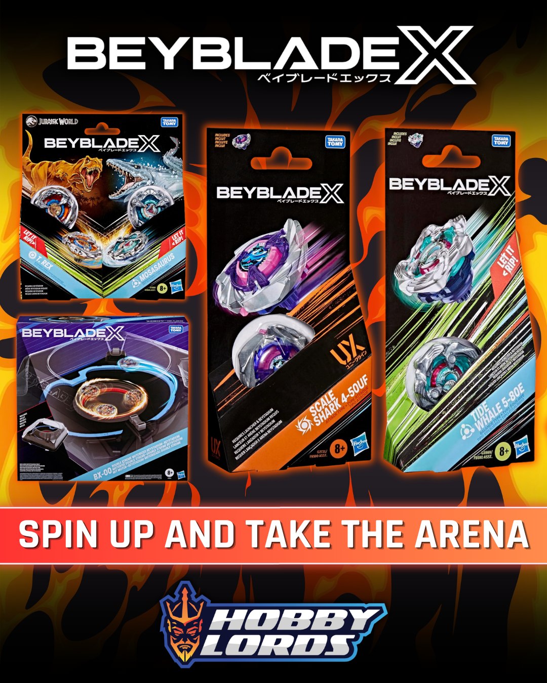 Beyblade X collection at Hobby Lords New Zealand