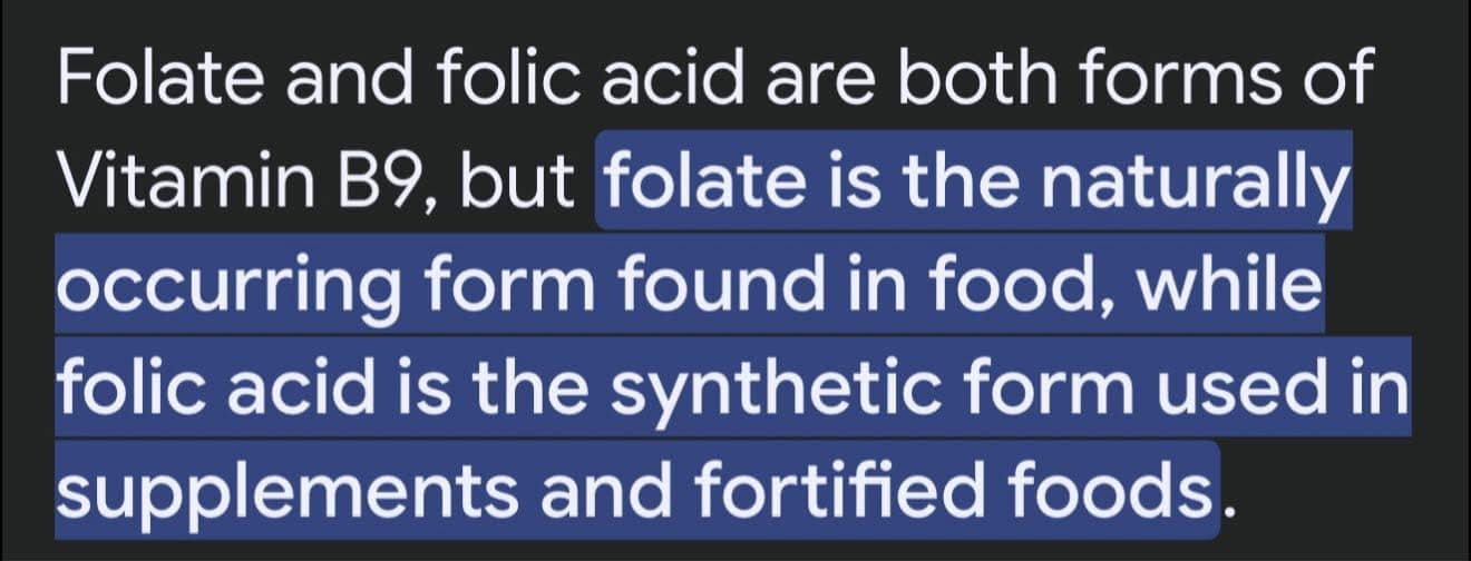 Tamron - Folic acid and folate are NOT the same, yet the words are ...