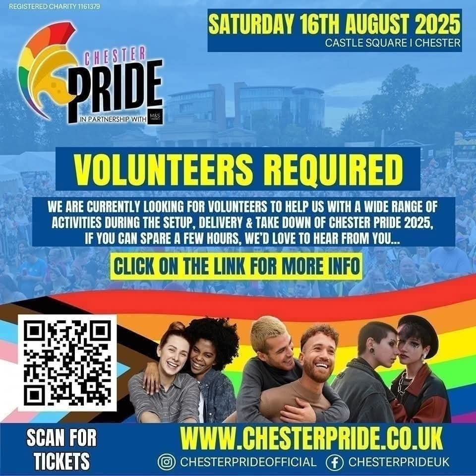 Chester - We simply couldn't happen without our volunteers. We have a ...