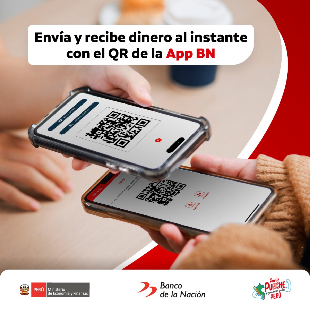 Con el código QR de la APP BN enviar... - Banco de la Nación | Facebook