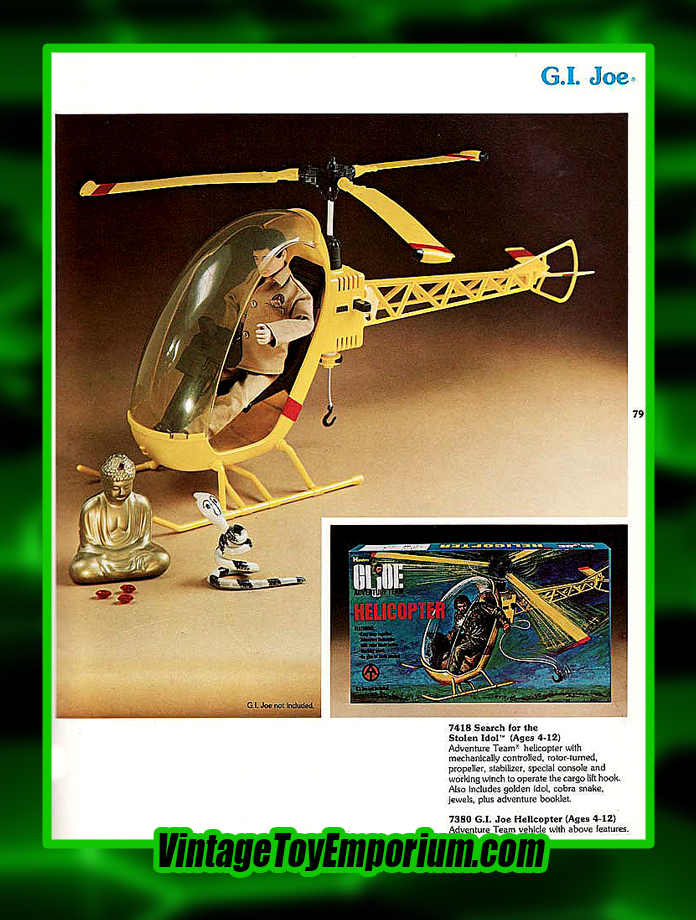 1971 G.I. Joe Adventure Team Helicopter Box Art - Hasbro
