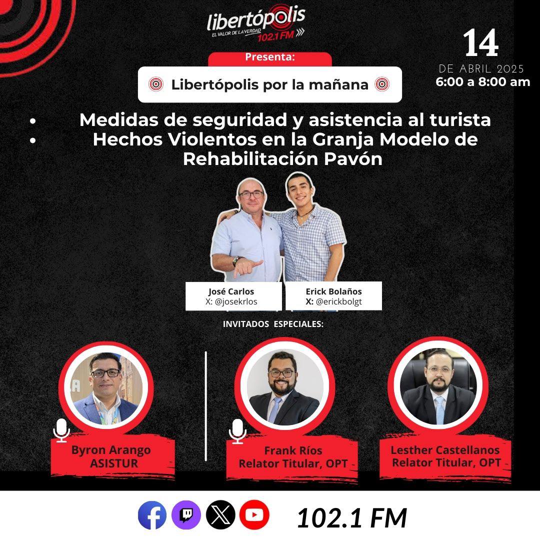 Lesther - 📢 ¡No te pierdas la entrevista en #Libertópolis! 🎙️ Este **14 ...
