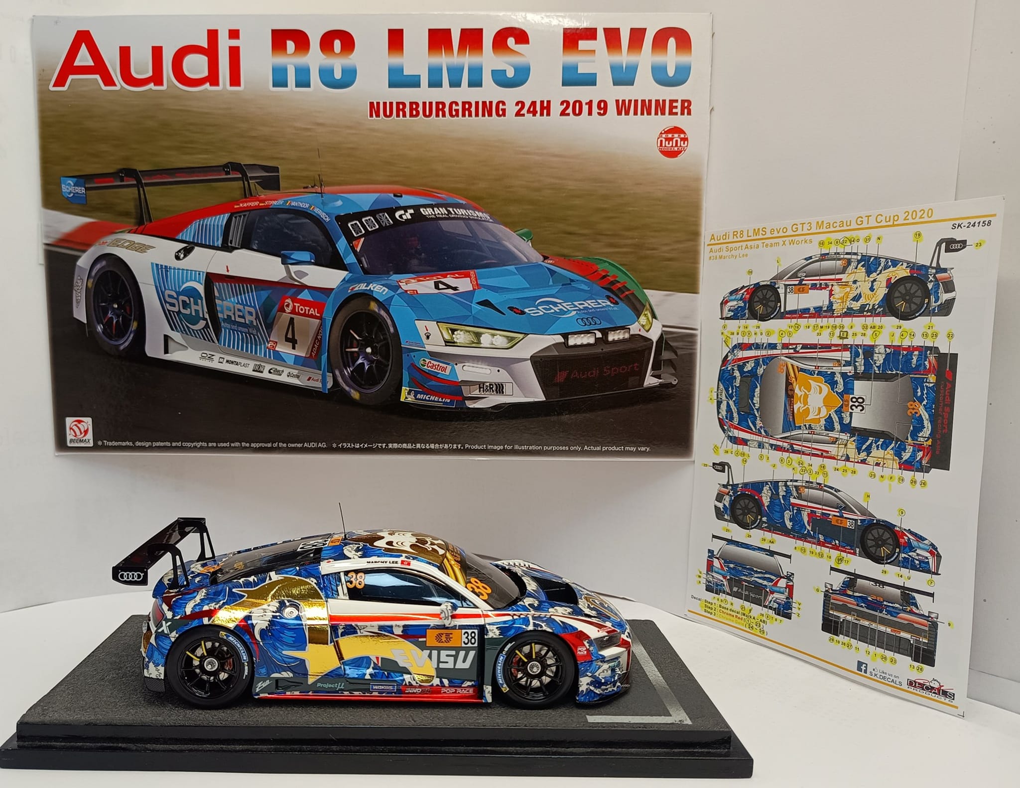 Our Audi R8 LMS Golden AAPE Mk2 vs Mk1. 1.5 years ago we weren