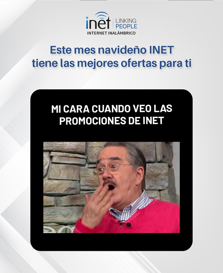 Inet - Santa llegó a inet, con esta gran promoción. 20% descuento en ...