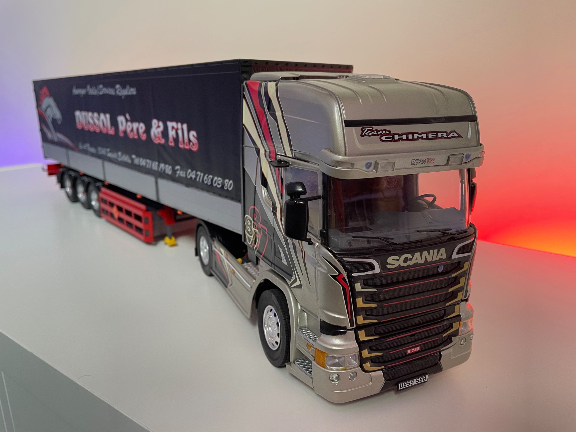 From Mark Kenyon : Italeri Scania R730 + trailer 1:24 scale Send 
