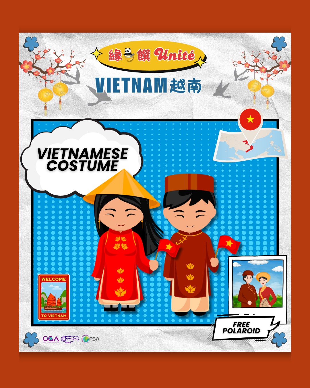 清華國際節 - 【越南 Vietnam 🇻🇳】 「越南傳統服飾體驗 Vietnamese Traditional Costume ...