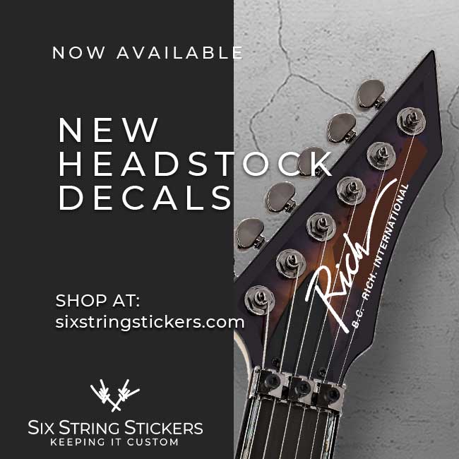 New #guitar #headstock decals now... - Six String Stickers