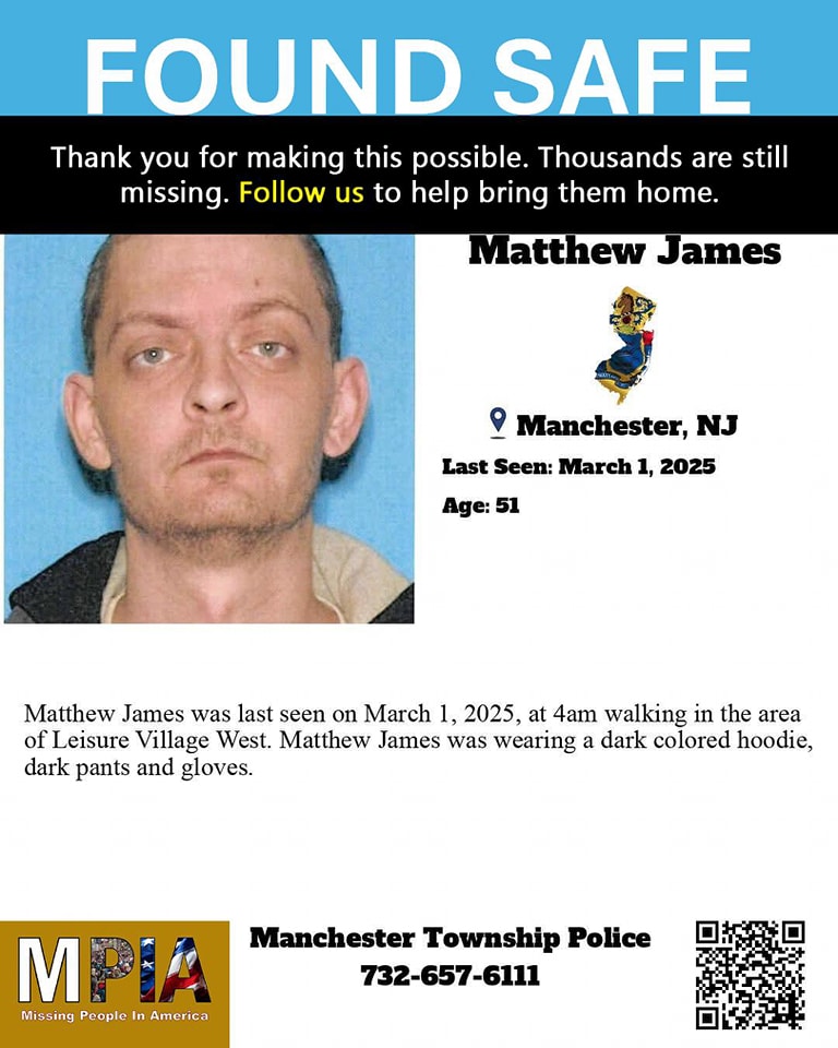 🚨🚨🚨 UPDATE 🚨🚨🚨 James Patrick has been located