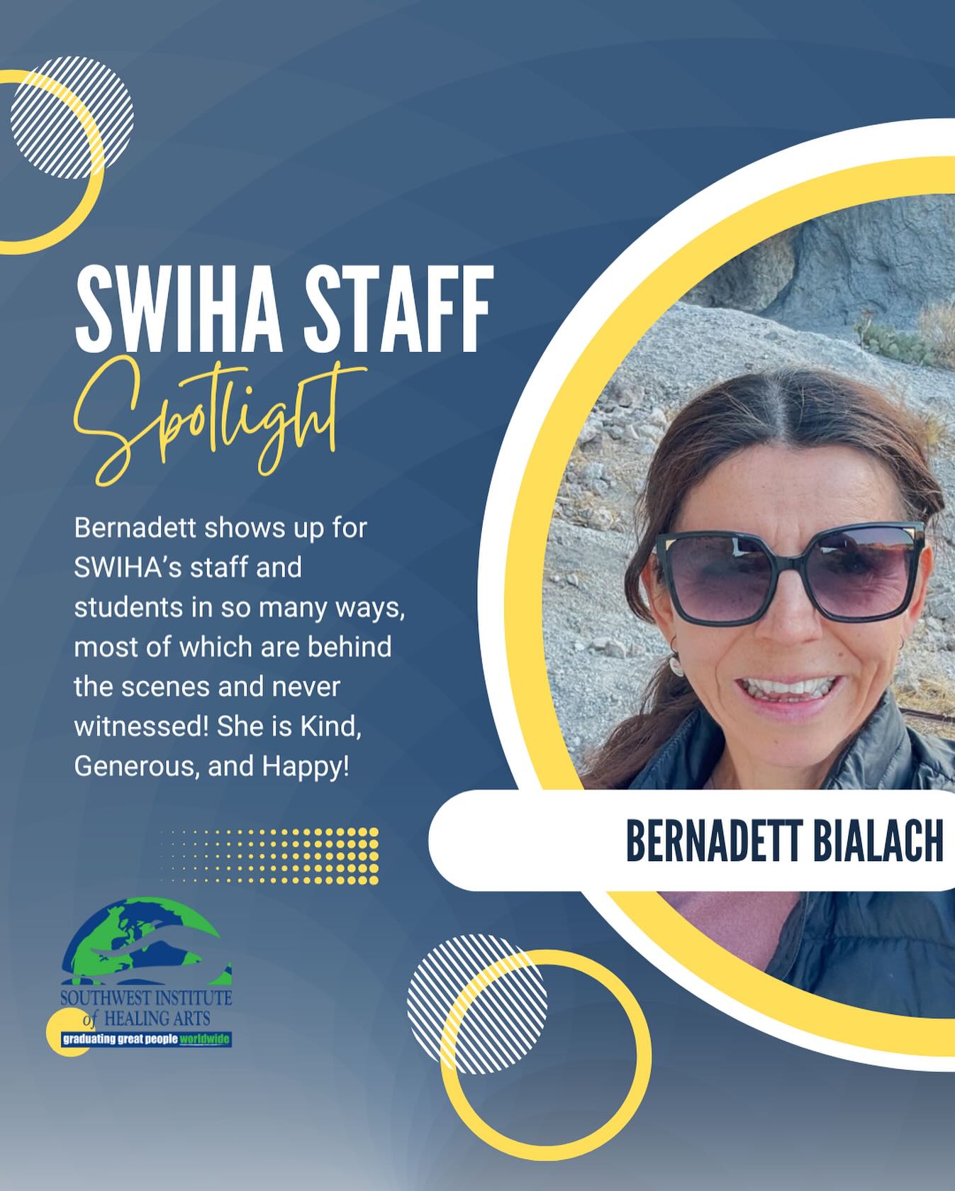 Southwest - Staff Spotlight: Bernadett! Bernadett is a shining light at ...