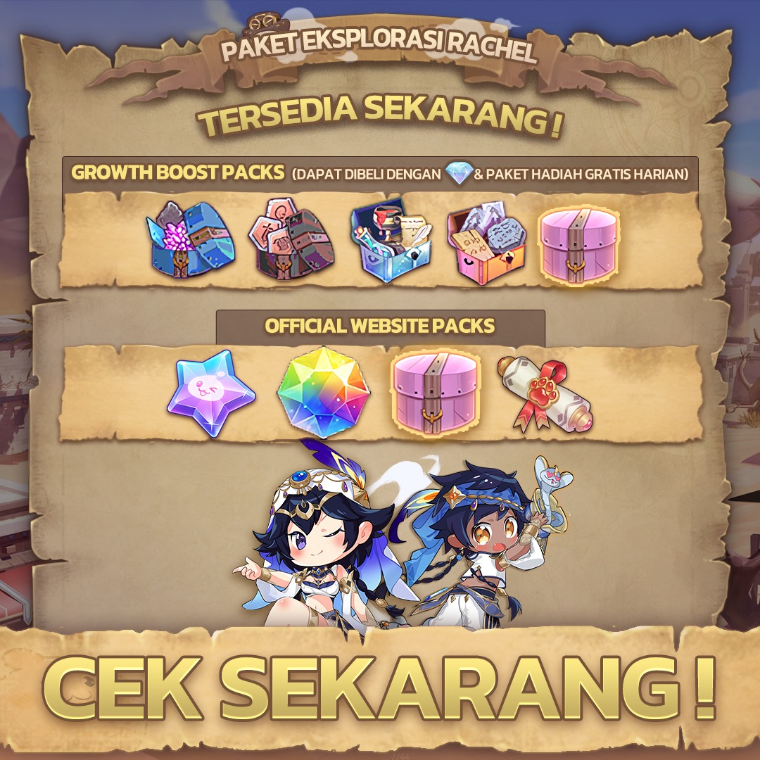 Ragnarok - (ﾉ^ヮ^)ﾉ*:⊹₊ 🏛️ PAKET EKSPLORASI RACHEL 🏛️ ⋆・ﾟ 🥳 Versi Rachel ...