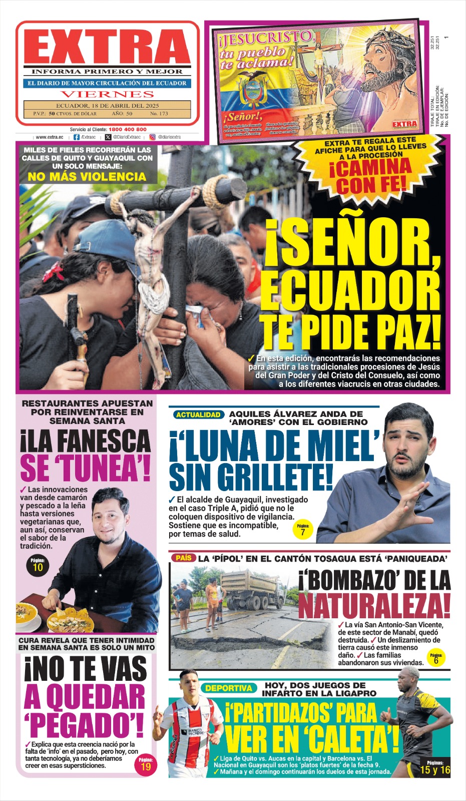 Diario - ☀️ ¡Buen día! Les compartimos la #PortadaEXTRA de este viernes ...