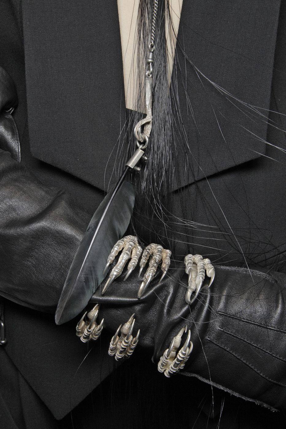 Ann Demeulemeester: Raven Claw Bracelet, autumn/winter 2011