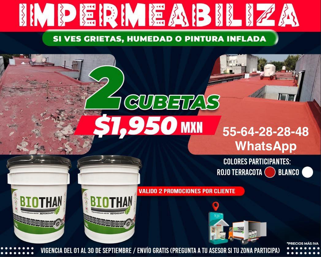 Biothan - 🌧️☀️ ¡Protege tu techo todo el año! 🔝🏠 Con nuestro ...