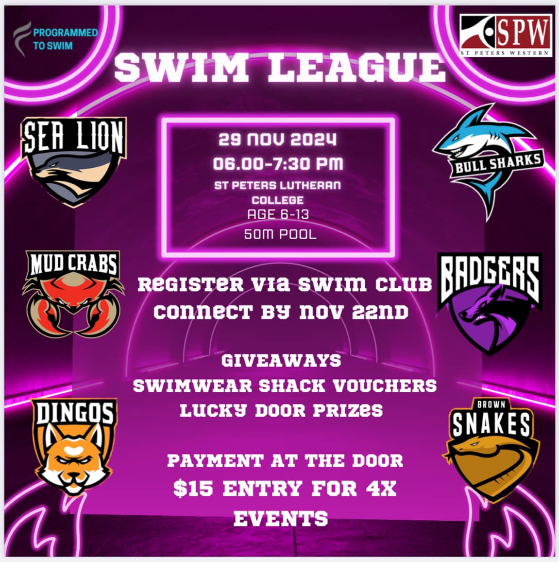 St Peters Western Swim Club - We’re thrilled to invite you to our Swim ...