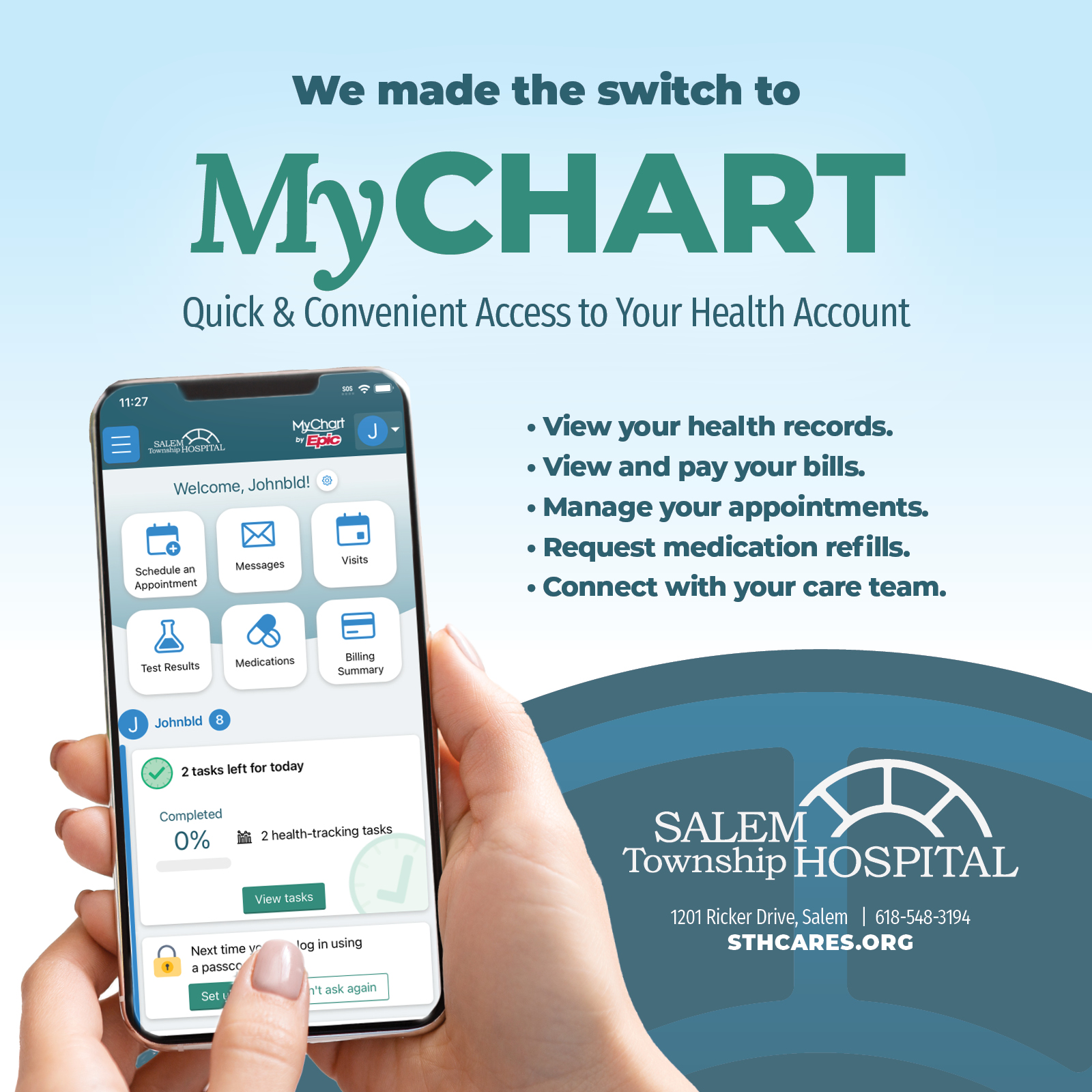 Salem - You can now access your Salem Township Hospital patient portal ...