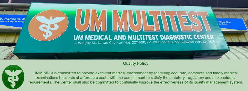 UM Medical & Multitest Diagnostic Center, Inc. | Davao City