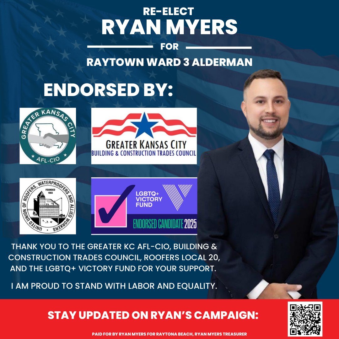 Raytown Ward 3 Alderman Ryan Myers