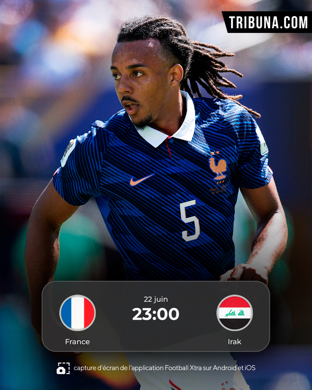 Jules Koundé is expected to start for France against Iraq 🌟 Good