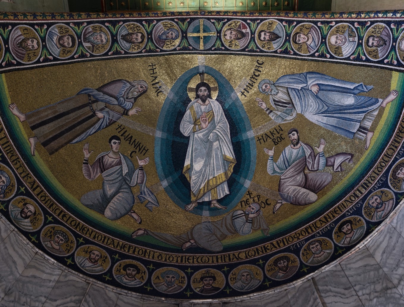 Friends - The amazing 6th century Transfiguration Mosaic in the Sinai ...