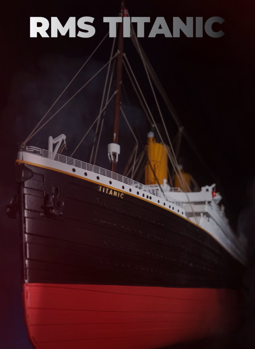OCCRE – Maquette Titanic 1/300 – 896 Mm – Kit Bois, Histoire Et Légende à Assembler