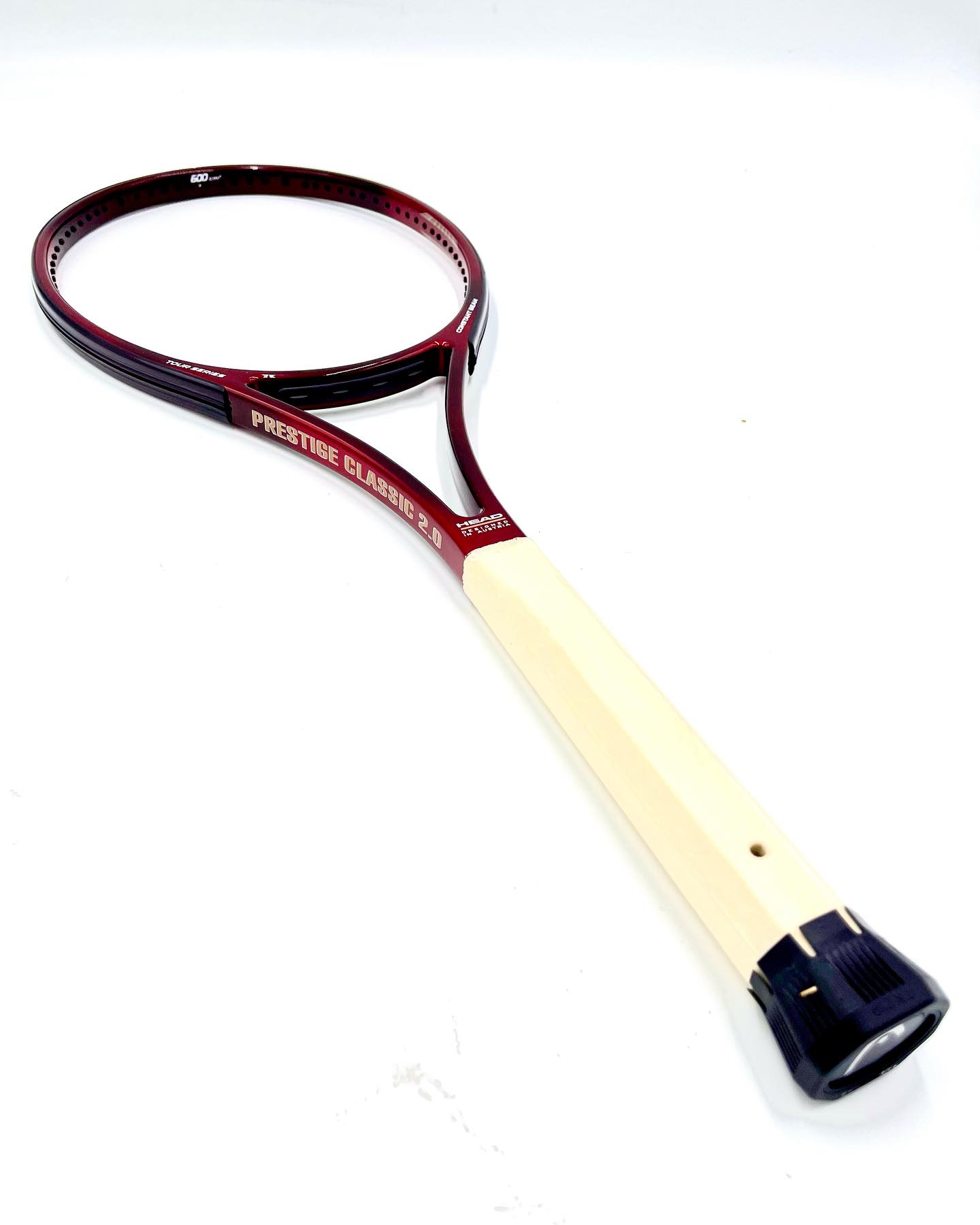 MacGregor Bergelin long string tennis racket