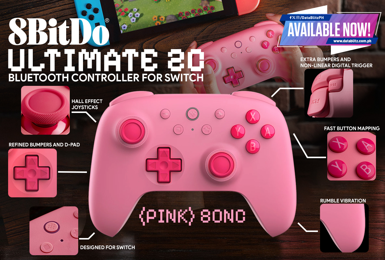 DataBlitz - POWER UP IN PINK CONTROLLER! ⚡🌸 8Bitdo... | Facebook