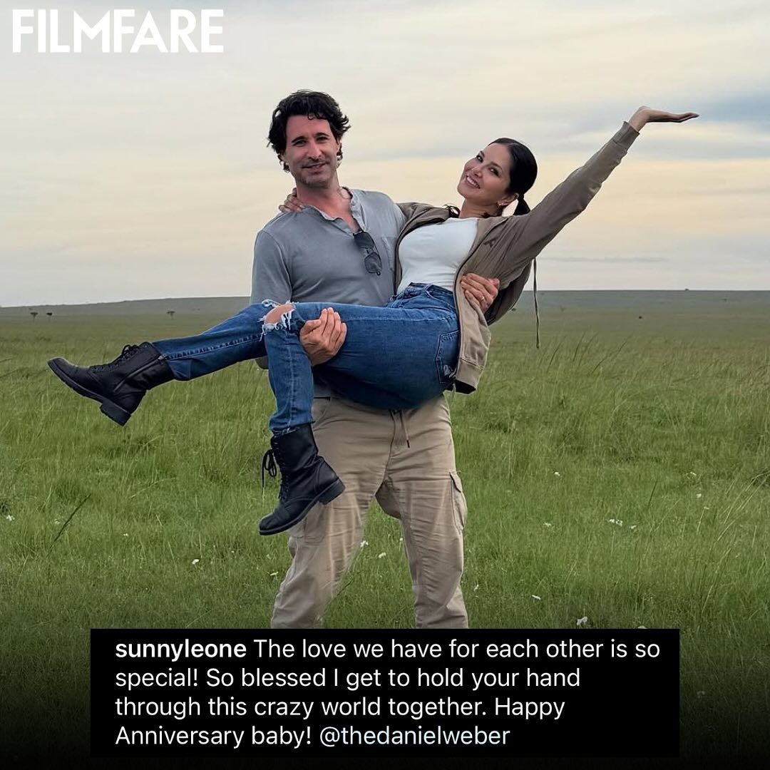 Filmfare - Adorable! ️ #SunnyLeone shares a sweet anniversary post for ...