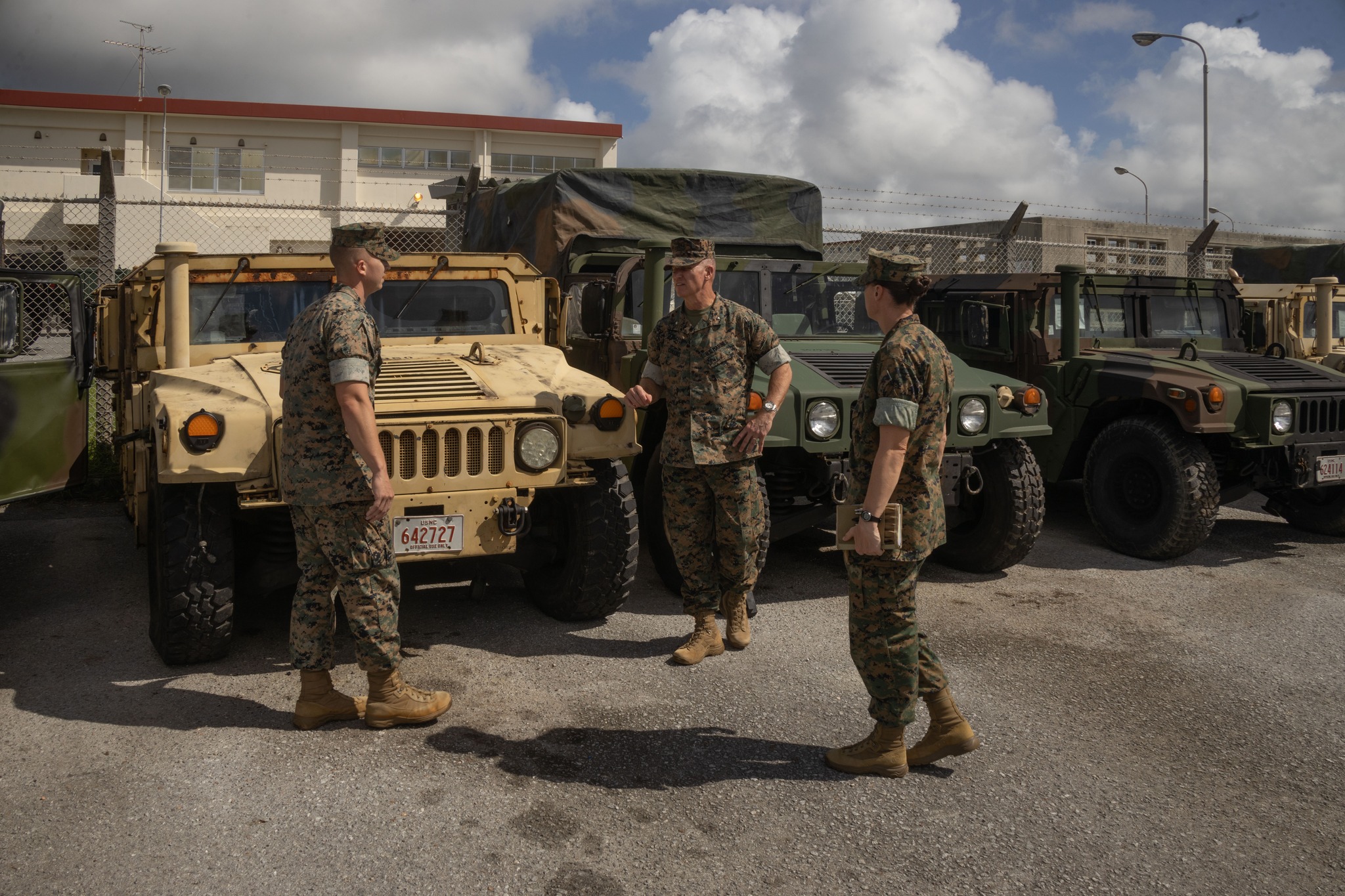 3rd Marine Logistics Group visits Engineer Support Company