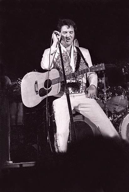 Remembering - Elvis performs in concert at the Milwaukee Arena on April ...